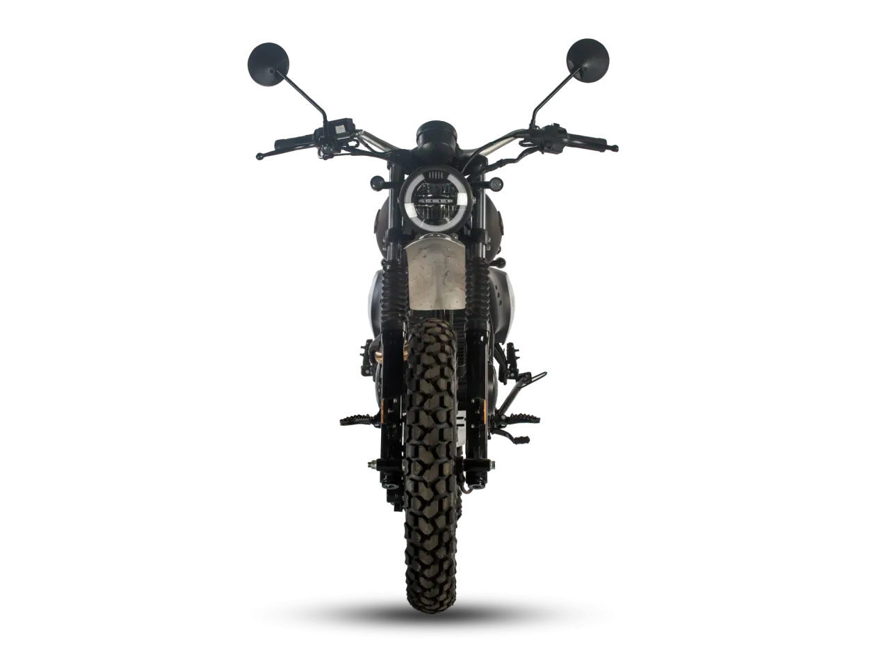 Outback 125 - Scrambler Vintage et Polyvalent Tout-Terrain