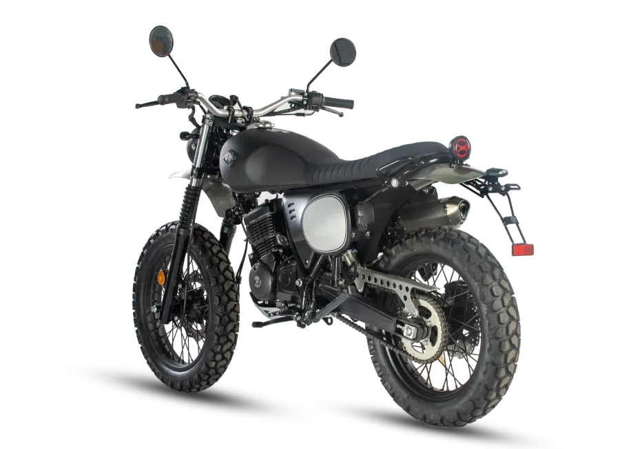 Outback 125 - Scrambler Vintage et Polyvalent Tout-Terrain