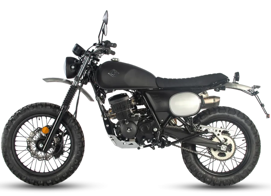 Outback 125 - Scrambler Vintage et Polyvalent Tout-Terrain