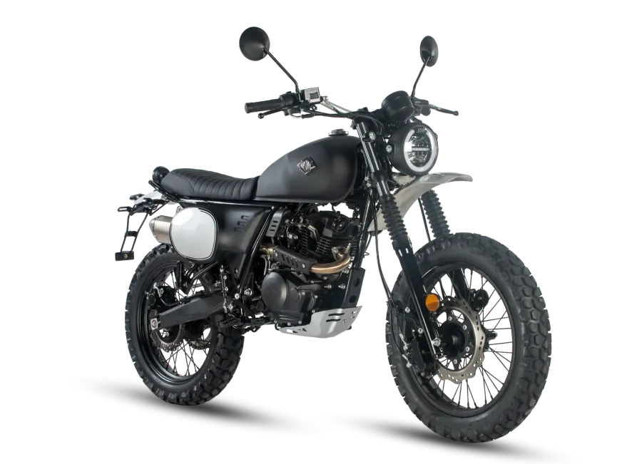 Outback 125 - Scrambler Vintage et Polyvalent Tout-Terrain
