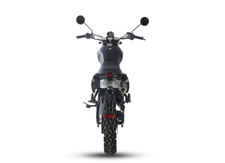Outback 125 - Scrambler Vintage et Polyvalent Tout-Terrain