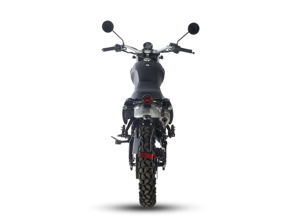 Outback 125 - Scrambler Vintage et Polyvalent Tout-Terrain
