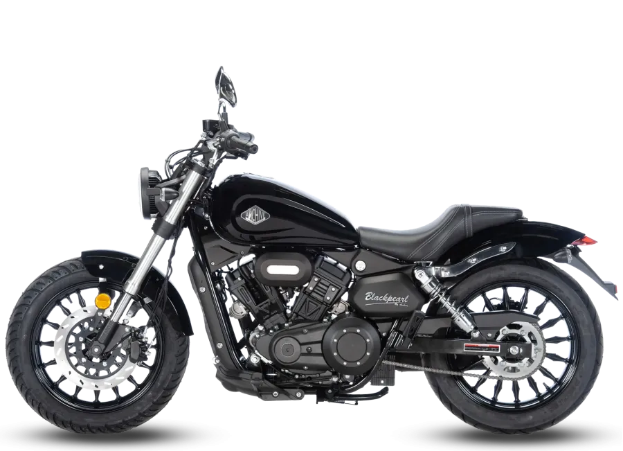 Blackpearl 125 - Custom V-Twin au Style Élégant et Puissant