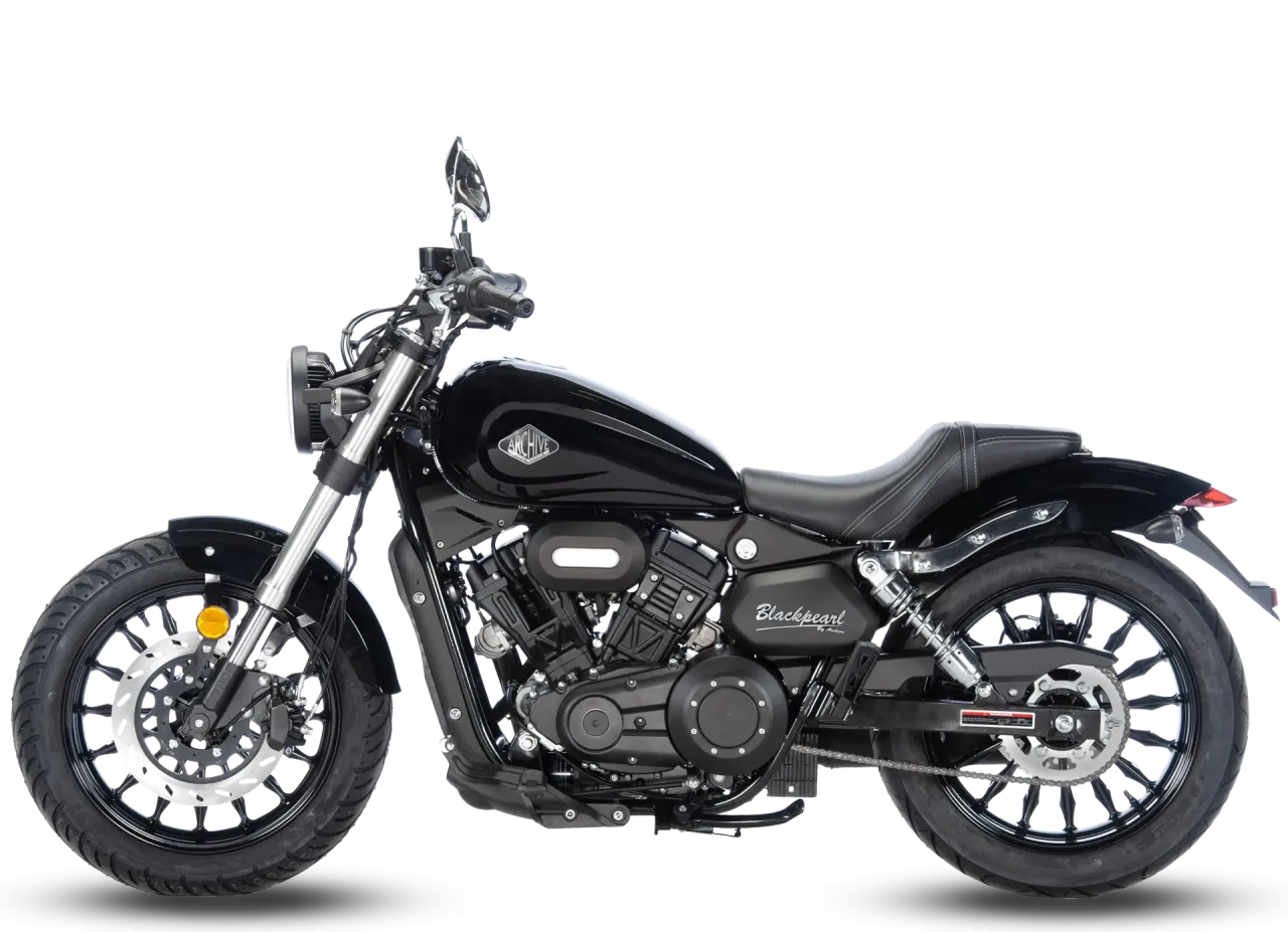 Blackpearl 125 - Custom V-Twin au Style Élégant et Puissant