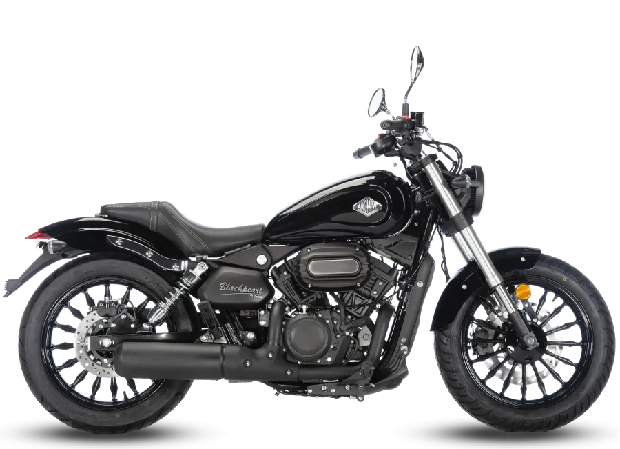 Blackpearl 125 - Custom V-Twin au Style Élégant et Puissant