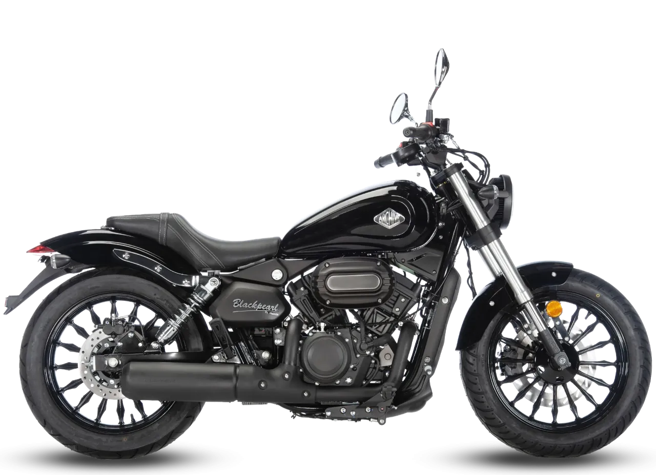 Blackpearl 125 - Custom V-Twin au Style Élégant et Puissant