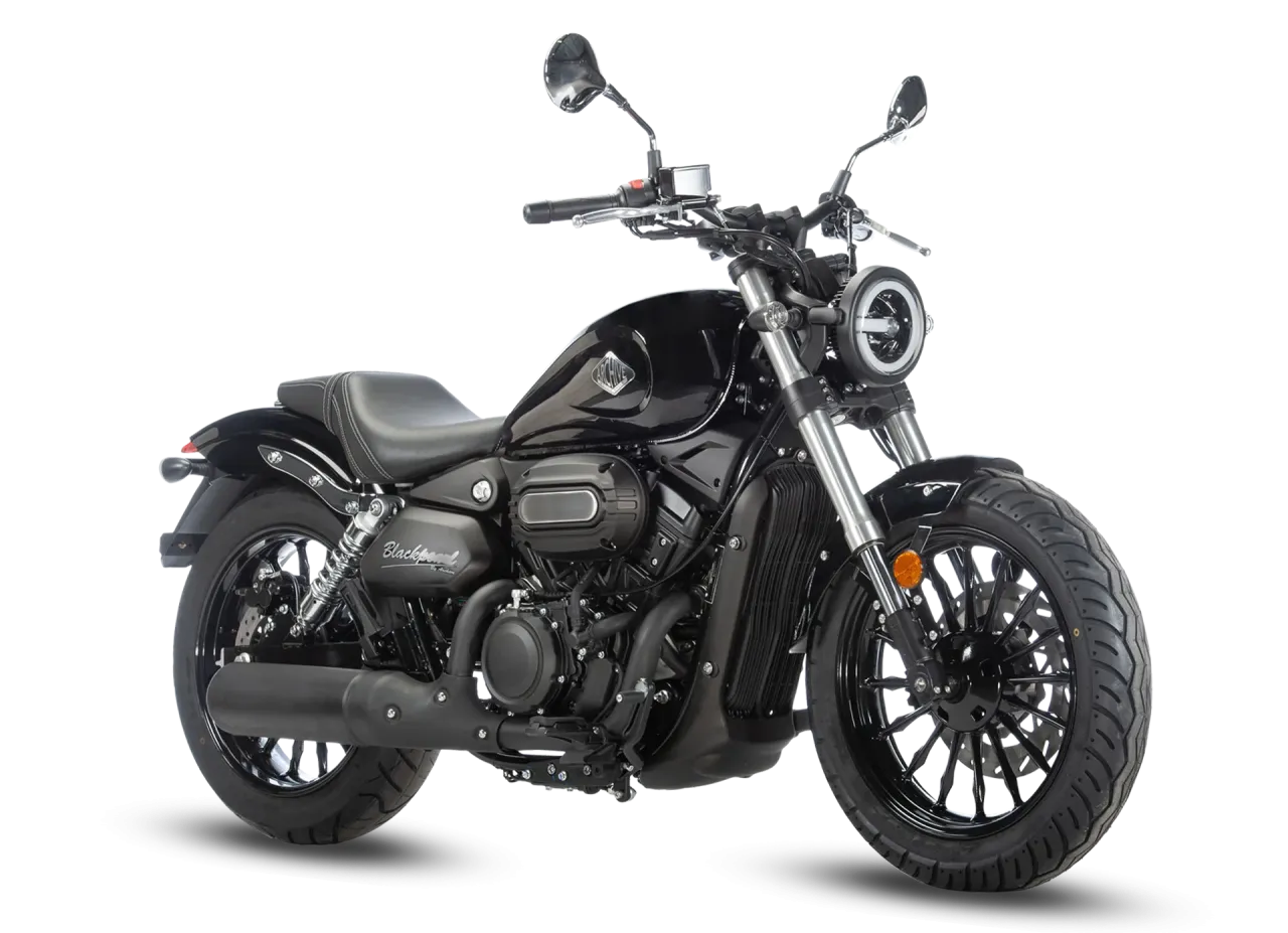 Blackpearl 125 - Custom V-Twin au Style Élégant et Puissant