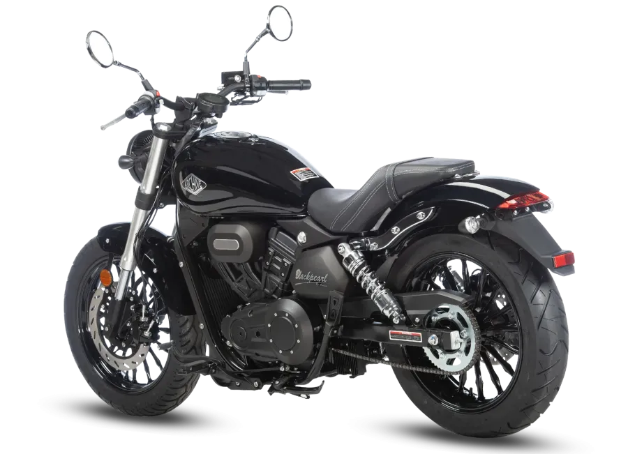 Blackpearl 125 - Custom V-Twin au Style Élégant et Puissant
