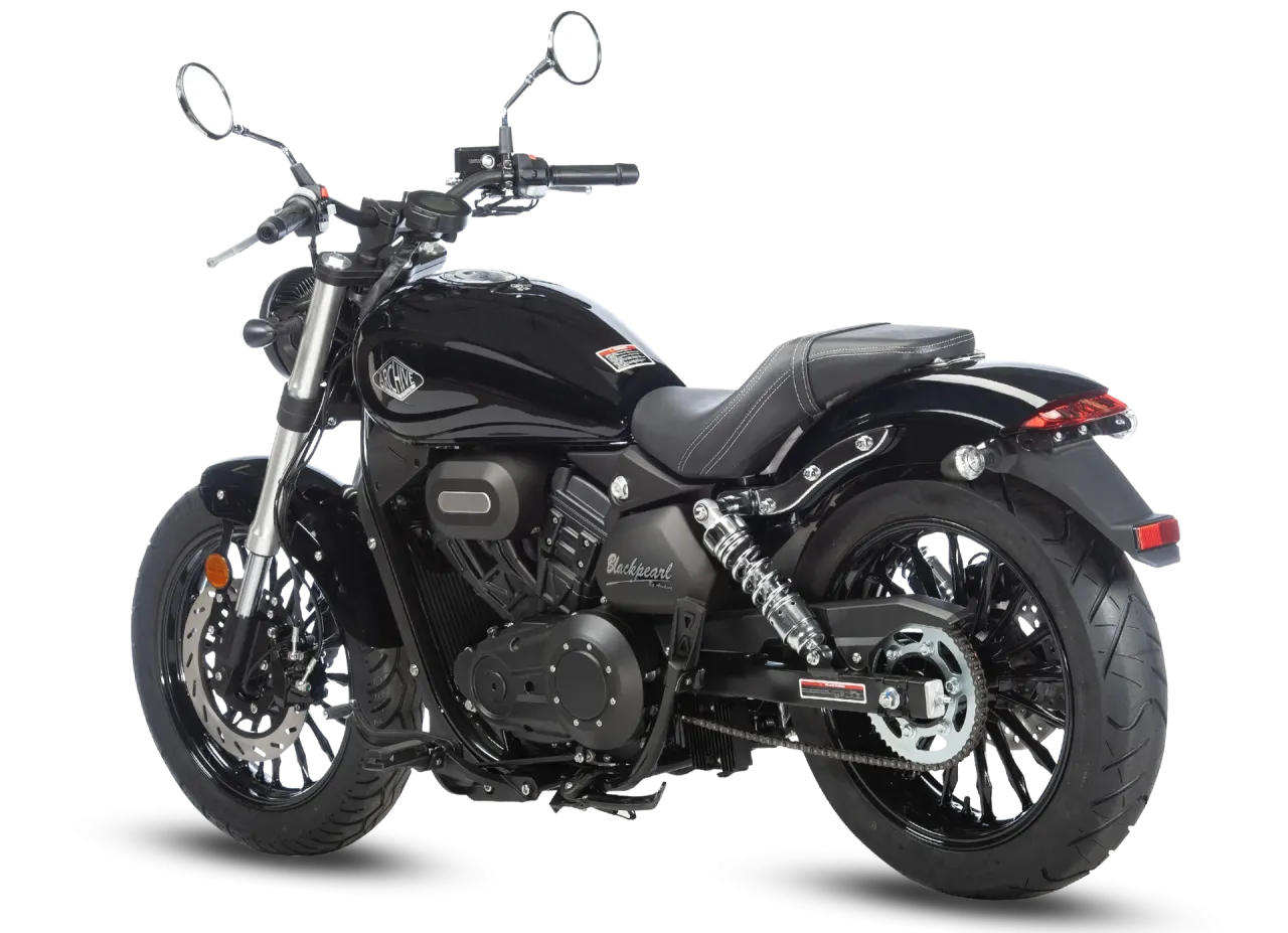 Blackpearl 125 - Custom V-Twin au Style Élégant et Puissant